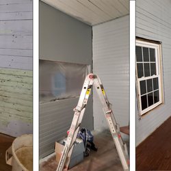 96 Home Maintenance - livingroom paint job