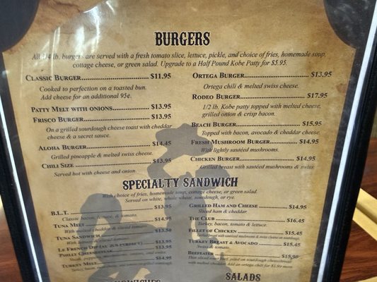 Menu photo 5 Rodeo Cafe Rancho Cucamonga, CA