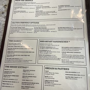 The Rhody Hen Cafe - Menu - Breakfast & Brunch Near Me - North Providence, Rhode Island