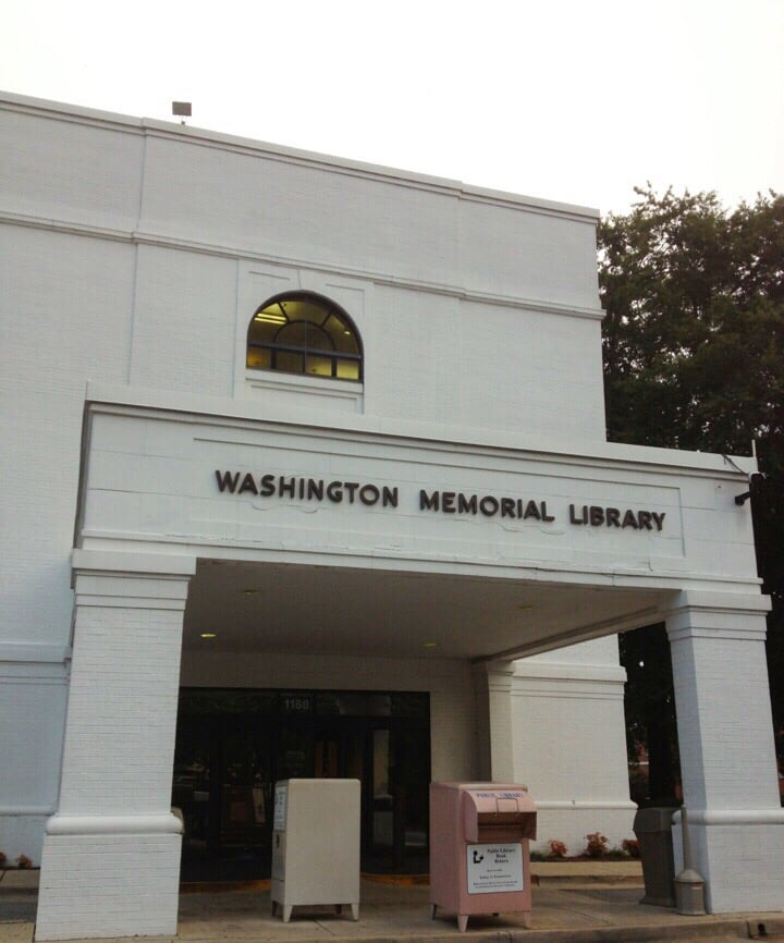 WASHINGTON MEMORIAL LIBRARY Updated October 2024 1180 Washington