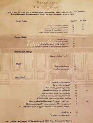 Joséphine Chez Dumonet by null