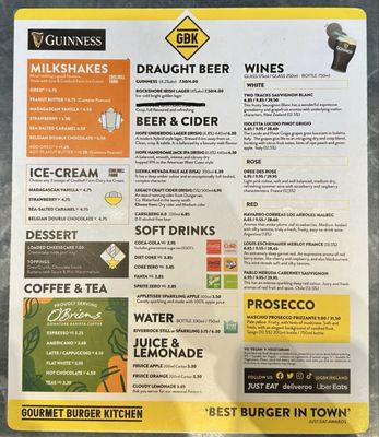 Gourmet Burger Kitchen (GBK) by null