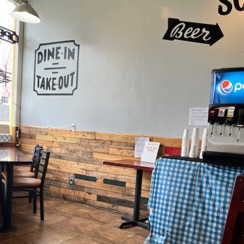 Pigfish Cafe - interior toward front - Sandwiches Near Me - Burien, Washington