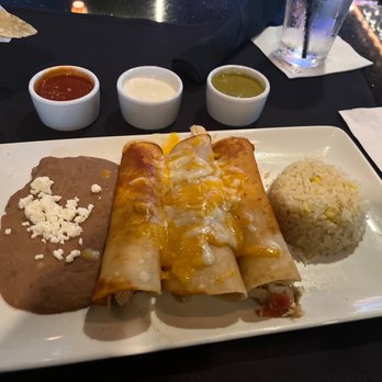 Gloria's Latin Cuisine - Enchilada Combination - Latin American Near Me - Dallas, Texas Gloria's Latin Cuisine - Enchilada Combination - Latin American Near Me - Dallas, Texas