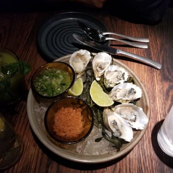 Bar Sótano - Fresh tasting oysters. The Michelada shaved ice was a unique idea but tasteless and bland. - New Mexican Cuisine Near Me - Chicago, Illinois Bar Sótano - Fresh tasting oysters. The Michelada shaved ice was a unique idea but tasteless and bland. - New Mexican Cuisine Near Me - Chicago, Illinois