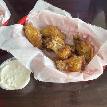 NickHenry's Restaurant - Garlic Parmesan wings with fries and blue cheese - Burgers Near Me - Piedmont, South Carolina NickHenry's Restaurant - Garlic Parmesan wings with fries and blue cheese - Burgers Near Me - Piedmont, South Carolina