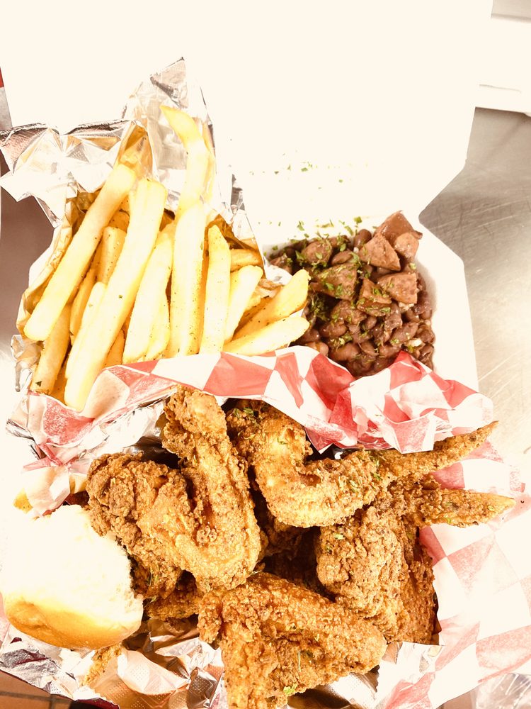 Food from Creole Boudin Shack