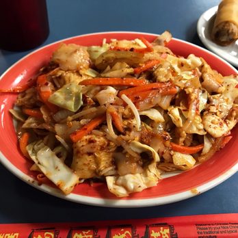 Thai Kitchen Cafe - "Pad Spicey" with chicken - Thai Near Me - Oklahoma City, Oklahoma