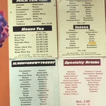 Boba Cafe - Drinks Menu (One of them, anyway) - Bubble Tea Near Me - Riverside, California Boba Cafe - Drinks Menu (One of them, anyway) - Bubble Tea Near Me - Riverside, California