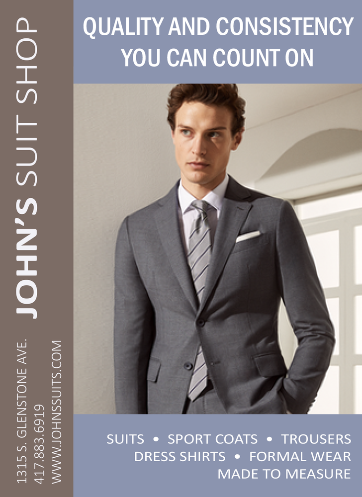 John's Suit Shop Logo