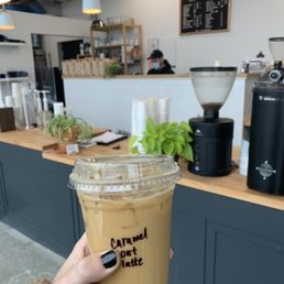 Caramel Oat Milk Latte
