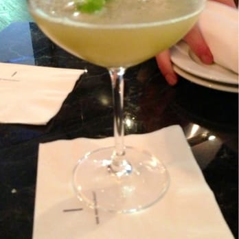 One Restaurant - The Hazelton [Madame Butterfly infused gin, rosemary lemonade, ginger syrup, Perrier] - Canadian (New) Near Me - Toronto, Ontario