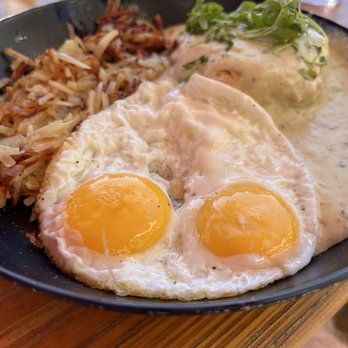 Butter Cafe - Biscuits and gravy w/ eggs. - Breakfast & Brunch Near Me - Victor, Idaho Butter Cafe - Biscuits and gravy w/ eggs. - Breakfast & Brunch Near Me - Victor, Idaho