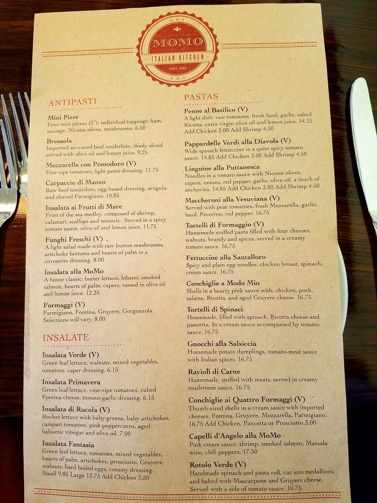 Momo Italian Kitchen 141 Photos 195 Reviews Italian 8989