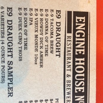E9 Firehouse - Breweries Near Me - Tacoma, Washington E9 Firehouse - Breweries Near Me - Tacoma, Washington