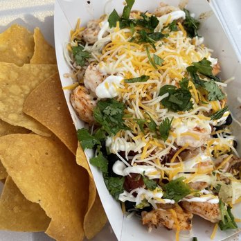 A1A Burrito Works - "Sea" burrito bowl (shrimp) with the works - Mexican Near Me - Flagler Beach, Florida