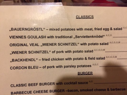 Menu photo 1 Bettelstudent Vienna, 9