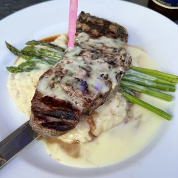 Palace Bar - Steak on Mashed potatoes - Gay Bars Near Me - Miami Beach, Florida