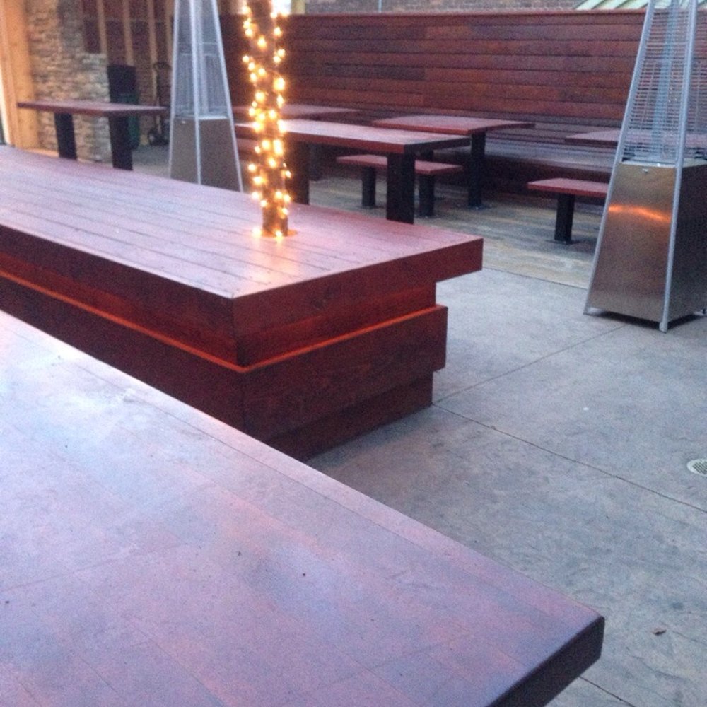 Bosco Lounge - The patio in the back of The Bosco - Lounges Near Me - Ferndale, Michigan