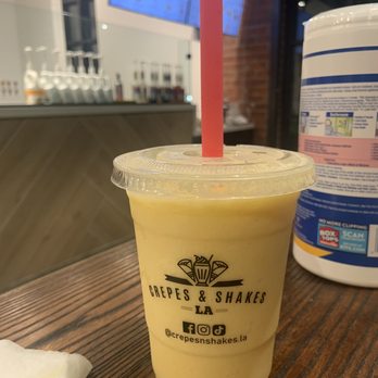 Crepes and Shakes LA - Regular Mango smoothie - Ice Cream & Frozen Yogurt Near Me - Glendora, California Crepes and Shakes LA - Regular Mango smoothie - Ice Cream & Frozen Yogurt Near Me - Glendora, California