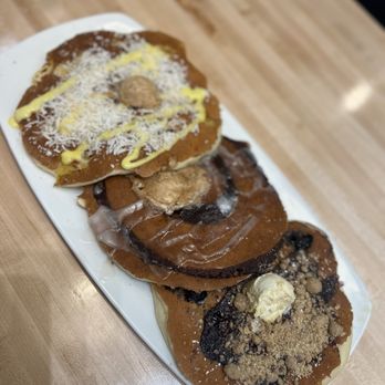 Urban Egg - Alliance - Gourmet Pancake Flight - Breakfast & Brunch Near Me - Fort Worth, Texas Urban Egg - Alliance - Gourmet Pancake Flight - Breakfast & Brunch Near Me - Fort Worth, Texas