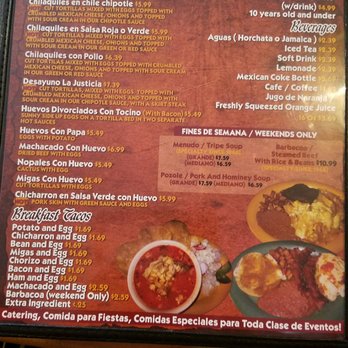 La Justicia Restaurant - Menu - Mexican Near Me - McAllen, Texas