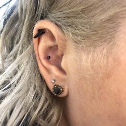 Iron Age Studios - Conch pierced. (The one in the middle of my ear)