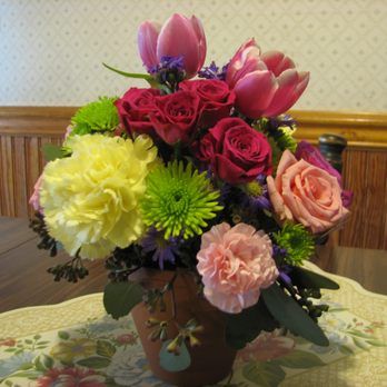 Anton's Florist - Bouquet in a cute terra cotta pot. - Florists Near Me - Vineland, New Jersey
