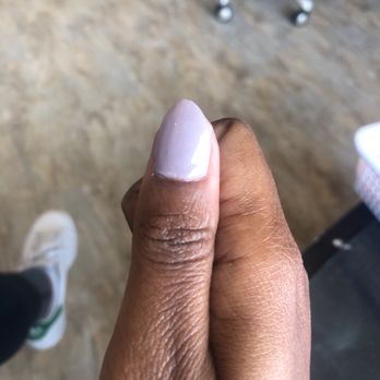 Solon Nail - Bumpy shape on the end. - Nail Salons Near Me - Solon, Ohio