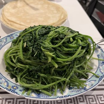 Peach Farm - Stir Fried Watercress - Chinese Near Me - Boston, Massachusetts