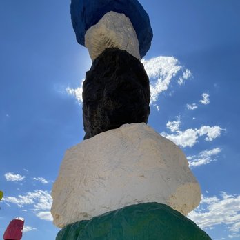 Seven Magic Mountains - Be creative with your angles! - Public Art Near Me - Las Vegas, Nevada