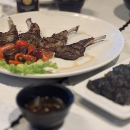 $39 - Half Rack of Lamb (much much smaller than the photo on the menu) =[ $39 - Half Rack of Lamb (much much smaller than the photo on the menu) =[