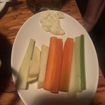 Dan Sung Sa - Complimentary veggie (jicama, carrot, celery) with mayo dip - Korean Near Me - Los Angeles, California Dan Sung Sa - Complimentary veggie (jicama, carrot, celery) with mayo dip - Korean Near Me - Los Angeles, California