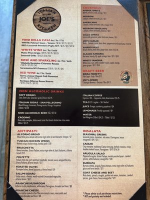 Menu photo 2 Joe's Italian Kitchen Ottawa, ON Menu photo 2 Joe's Italian Kitchen Ottawa, ON