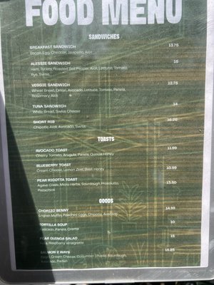 Menu photo 1 Cafe Alessie San Diego, CA