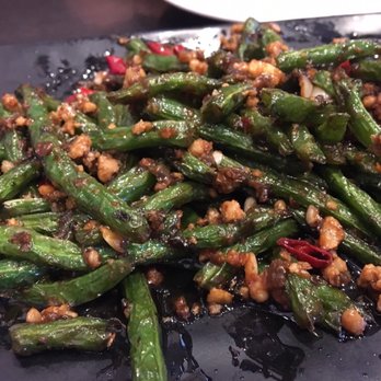 Super Juicy Dumplings - Green beans (with minced pork, garlic, spice) - Dim Sum Near Me - Brea, California