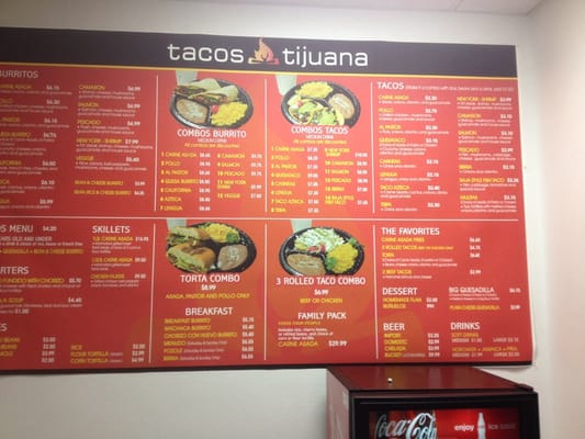 Menu photo 8 Tacos Tijuana Mexican Grill Wildomar, CA