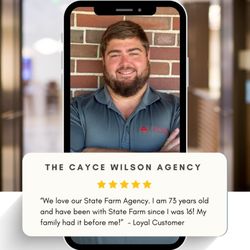 Cayce Wilson - State Farm Insurance Agent - Now this customer testimonial makes us smile!
