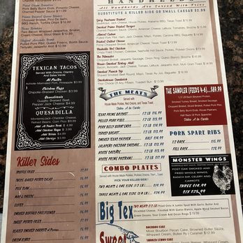 Barrel & Bones - Menu 1 - Barbeque Near Me - Carrollton, Texas