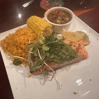 Morgan's Mango - Salmon with Chimichurri - Seafood Near Me - Saint John, Virgin Islands
