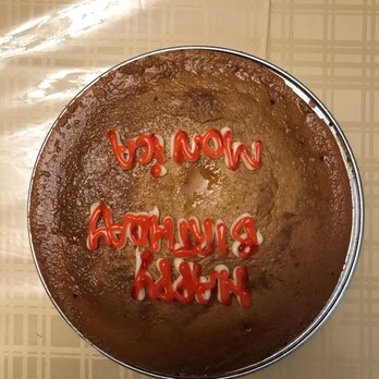 Pierre's Bakery - a chocolate cake with writing on it - Bakeries Near Me - Berwyn, Illinois