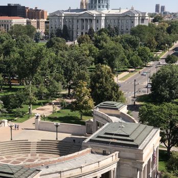 Denver Art Museum - View across civic center park to the state capital. - Art Galleries Near Me - Denver, Colorado