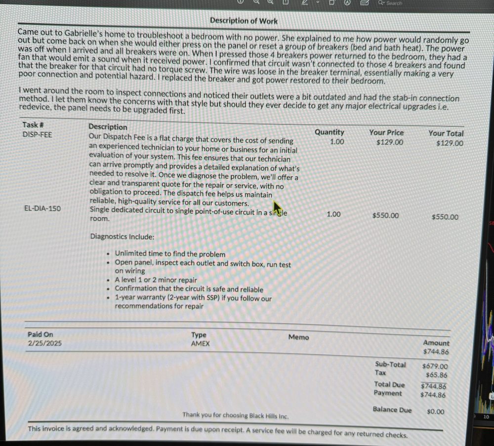 Slide of Black Hills