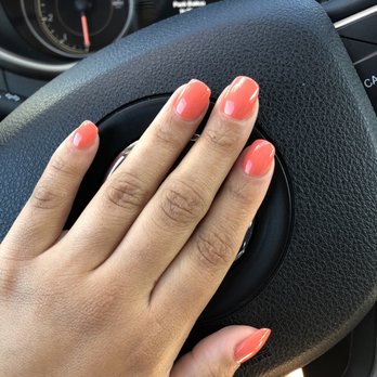 Phoenix' Grace Nails Spa - SNS dip powder mani - Nail Salons Near Me - Costa Mesa, California
