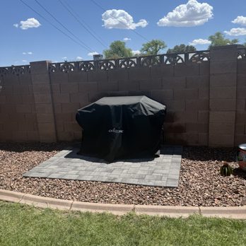 Nevarez Landscape - Grilling space pavers - Landscaping Near Me