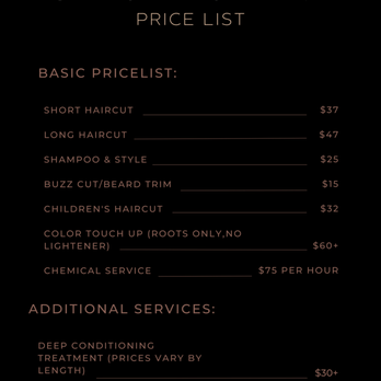 Shear Talent - Price List - Hair Salons Near Me - HILLTOP MALL, California Shear Talent - Price List - Hair Salons Near Me - HILLTOP MALL, California