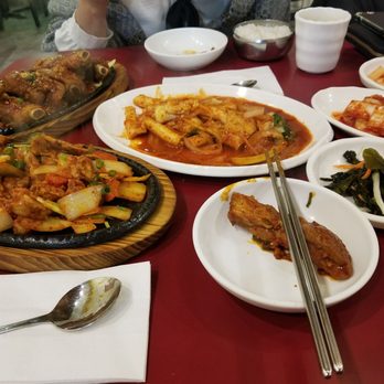 The Owl of Minerva - The spread. Beloved dukboki in the middle - Korean Near Me - Markham, Ontario The Owl of Minerva - The spread. Beloved dukboki in the middle - Korean Near Me - Markham, Ontario