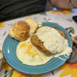 Chicken Fried Steak & Eggs
