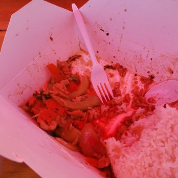 Somtum Thai - I ate most of my Pad King before I remembered to take a photo. It was so good! - Thai Near Me - Klamath Falls, Oregon