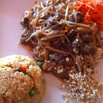 Monster Thai - Fried rice and beef pad Thai, pretty good! - Thai Near Me - Sherman Oaks, California Monster Thai - Fried rice and beef pad Thai, pretty good! - Thai Near Me - Sherman Oaks, California